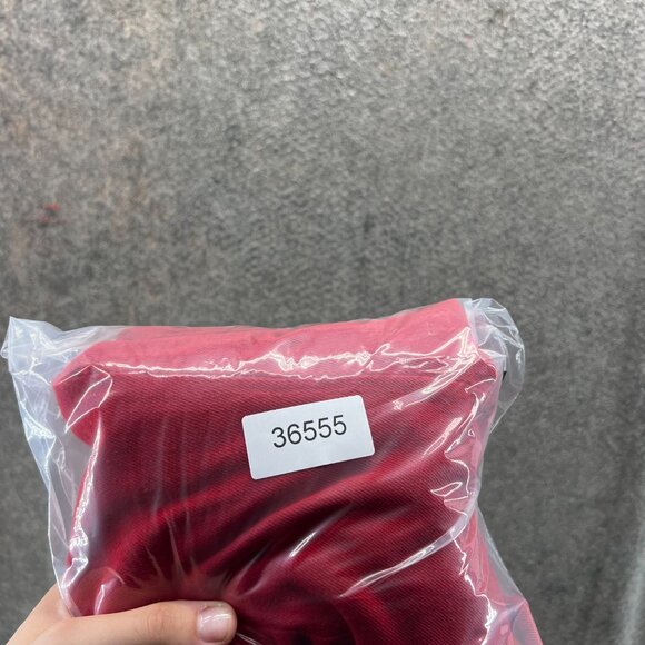 Lauren Ralph Lauren Jacket Women 6 Red Double Breasted Peacoat Blazer Gold - Picture 11 of 11